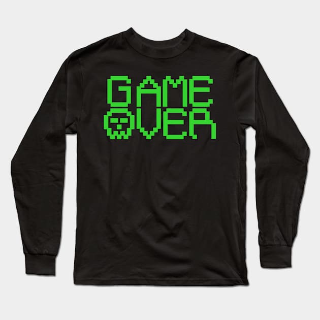 Game Over Long Sleeve T-Shirt by NobleTeeShop